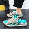 Hhhchpm Men's Fashion EVA Slides, Non Slip Quick-Drying Open Toe Slippers for Indoor Outdoor Walking, Men's Summer Beach Slides (Grey,8.5) view 3