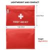 Faylapa 6 Pack Mini Empty First Aid Bag, Travel Essentials Medical Pouch 7.87x5.51 inches Bag for Travel, Home, Office, Vehicle, Camping, Outdoor (Bag Only) view 2
