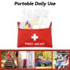 Faylapa 6 Pack Mini Empty First Aid Bag, Travel Essentials Medical Pouch 7.87x5.51 inches Bag for Travel, Home, Office, Vehicle, Camping, Outdoor (Bag Only) view 4