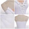 AFAVOM Dance Leotards for Women Girls Ballerina Swan Lake Costumes Adult Ballet Dance Dress Hard Platter Tutu Camisole Skirt Leotard Rhinestone Embroidery Tutu Dress for Performance Dancewear White S view 3