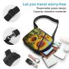 BTCOWZRV Sling Bag for Women Men Crossbody Sling Backpack Beautiful Sunflower Oil Painting Chest Bags Shoulder Backpack Travel Hiking Daypack view 3
