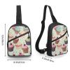 BTCOWZRV Sling Bag for Women Men Crossbody Sling Backpack Cupcake Chest Bags Shoulder Backpack Travel Hiking Daypack view 3