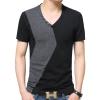 Mens Fashion Henley Shirts Short Sleeve Casual Button Cotton Workout T-Shirt Lightweight Muscle Color Shirt Black view 1