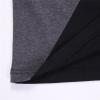 Mens Fashion Henley Shirts Short Sleeve Casual Button Cotton Workout T-Shirt Lightweight Muscle Color Shirt Black view 3