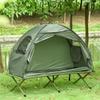 Foldable Camping Cot with Tent,Folding Camping Cots, Portable Single Sleeping Cot Camping Bed,Camping Tent Cot, Single Person Folding Cot Combo, Outdoor Bed for Hiking, Camping view 2