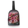 BTCOWZRV Sling Bag for Women Men Crossbody Sling Backpack Flowers Bouquet Chest Bags Shoulder Backpack Travel Hiking Daypack view 1