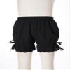 Hularka Kids Girls Dance Shorts Ruffle Lace Bowknot Pumpkin Bloomers Security Short Panties Undershorts Underwear Black 7-8 Years view 4