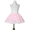 NineFit Basics Toddler Baby Girls Polka Dot Tulle Skirt for Kids Princess Performance Skirt Tutus for Girls Summer (Pink, One Size) view 2