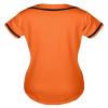 QTWW INC Womens Baseball Jersey Button Down Softball Jersey Short Sleeve Tee Hip Hop Shirt Active Team Sports Uniforms Orange XXL view 3