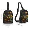 BTCOWZRV Sling Bag for Women Men Crossbody Sling Backpack Fresh Citrus Fruits Chest Bags Shoulder Backpack Travel Hiking Daypack view 2