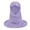 JIAHG Muslim Jersey Hijab with Rhinestones Islamic Prayer Turban Head Cover Wrap Scarf Shawls for Little Girls Aged 2-7Y view 3
