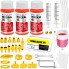 Brake Bleed Kit for Shimano, TEKTRO, TRP Hydraulic Disc Brakes, Brake Fluid Bleeder Kit with180ML Mineral Oil Brake Fluid for MTB/Road Bike Brake view 1