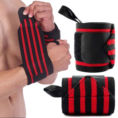 GYM4WARD Wrist Guards for Athletic Wrist Support Wraps for Exercise, Weightlifting, CrossFit, Yoga, Running, Swimming and Biking, Red