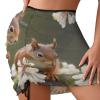 NTVOWPZO Beach Sarong Squirrels Women's Swimsuit Wrap Cover Up Sheer Chiffon Summer Bikini Wraps Skirt view 1