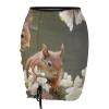 NTVOWPZO Beach Sarong Squirrels Women's Swimsuit Wrap Cover Up Sheer Chiffon Summer Bikini Wraps Skirt view 4