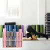 CUTPOIY Large Capacity Yoga Mat Holder Box, Wood Floor Stand Multifunctional Sports Accessaries Rack Shelf, Yoga Studios Storage Organizer (Hold 6 Mats) view 3
