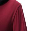 Generic Men'S Short Sleeve Hoodie Fashion Color Block Cotton Athletic Hooded T-Shirts Casual Muscle Workout Sweatshirts Pullover (X-Large,Wine Red) view 4