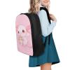 Wiryuouvt Cartoon Axolotl Kids' Backpacks & Lunch Boxes School Bag Big Capacity with Pencil Bag Kids Backpack Laptop Backpack Comfortable Backpacks for High School Students view 2