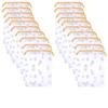 20 Pcs Waterproof Drawstring Bag Shoe Travel Pouches Luggage Clothes Organizer Bags Daisy Packaging Bags Frosted Storage Bags view 1