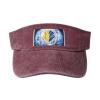 SSIMOO Ice Hockey Art Pattern Print Denim Sun Visor Cap Versatile Unisex Design,for Outdoor Activities and Daily Wear, One Size-Large view 1