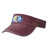 SSIMOO Ice Hockey Art Pattern Print Denim Sun Visor Cap Versatile Unisex Design,for Outdoor Activities and Daily Wear, One Size-Large view 2