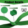 Stretching Strap Yoga Strap with Loops, Stretch Straps for Physical Therapy, Non-Elastic Exercise Strap for Pilates, Dance and Gymnastics with Workout Guide (Dark Green) view 3