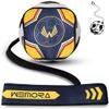 WEMORA Solo Soccer Volleyball Rugby Football Trainer Belt for Kick Throw Practice Training for Kids Youth and Adults with Hands Free Adjustable Waist Strap Fits Ball Size 3 4 5 view 1