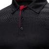 Generic Men's Polo Shirts Print Short Sleeve Cotton Golf Shirt Casual Collared Shirt Lightweight Workout Shirts with 3 Buttons (X-Large,Black) view 3