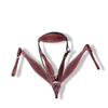 COLTORO SADDLE Leather Headstall and Breast Plate Set Hand Tooling Floral with Stainless Steel Hardware view 1