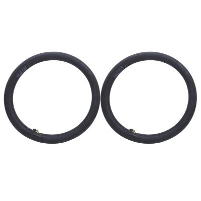 2 Pack Bike Inner Tubes, Rubber Tyre Tubes with Bend Valve, Replacement ButylRubber Tyre, for Folding Bicycle Road and Mountain Bikes Tubes (16 * 2.125)