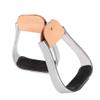 Rushbom Horse Riding Stirrups Western Horse Saddle Tack Overshoe Aluminum Cushioned Western Stirrups view 1