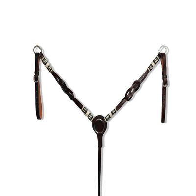 COLTORO SADDLE Leather Western Breast Plate| Celtic Knot| Premium Equestrian Gear