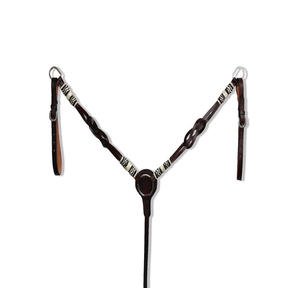 COLTORO SADDLE Leather Western Breast Plate| Celtic Knot| Premium Equestrian Gear