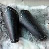 Medieval Bracers Leather Armguard Viking Leather Vambrace for LARP Ren Faire Renaissance Fantasy Costume view 4