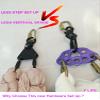 Aerial Trapeze Hardware Rotation For Straps Or yoga Hammock Lyra Hoop Two Point Apparatus Hanging From a Single Rig Point spin (Black) view 2