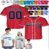 Custom Baseball Jerseys - Personalized Baseball Shirts for Men, Women, Boys, and Girls - Customized Team Uniforms for Sports Fans, Teams, Events, Gifts - Add Your Name, Number, Logo view 1