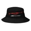 2024 2025 Sports Car Z06 C8 Torch Red Corvette Silhouette 8th Gen Corvette Owners Custom Embroidered Bucket Hat view 1