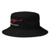 2024 2025 Sports Car Z06 C8 Torch Red Corvette Silhouette 8th Gen Corvette Owners Custom Embroidered Bucket Hat view 2