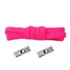 Elastic Laces Sneakers Diamond Cross Locks Tieless Shoelaces Without Ties Kids Adult No Tie Shoe Laces Rubber Bands Shoelace (Rose red) view 1