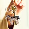 VALICLUD Horse Rhinestone Keychain Alloy Pendant Decorative Key Ring Stylish Bag Charm for Women Handbags and Backpacks view 2