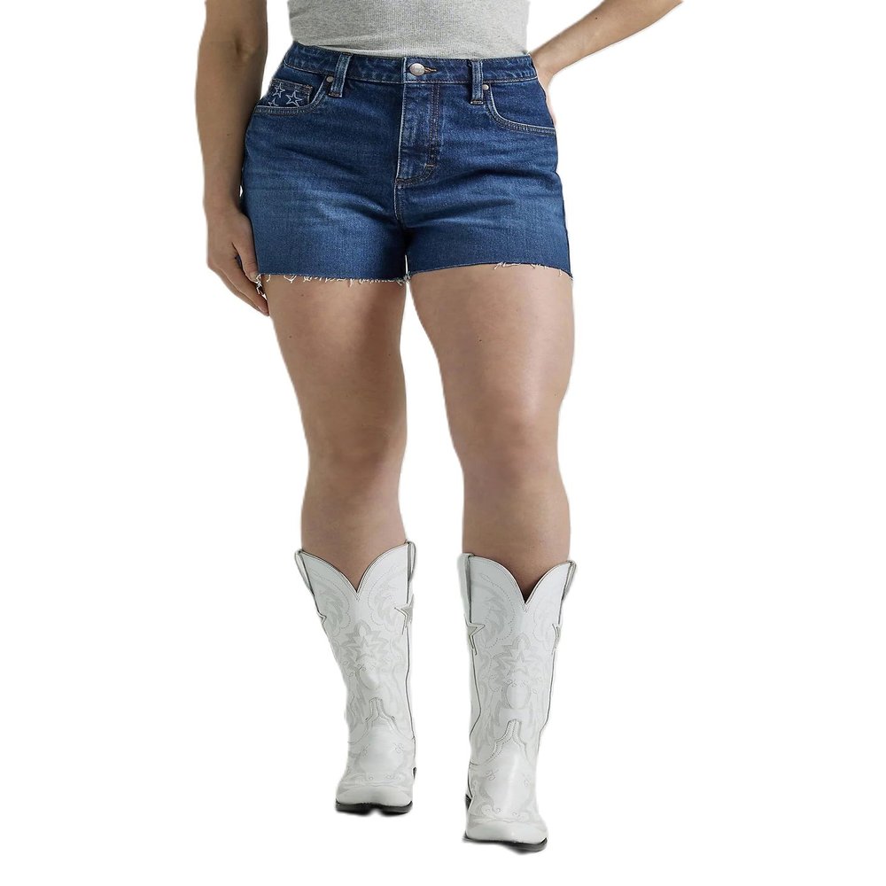 112346608 Retro Bailey High Rise Star Shorts