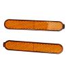 POENVFPO Electric Scooter Warning Reflector Night Reflective Strip for MI3 Scooter, Portable Easy Installation Side Wheel Cover Reflector Reflectors view 1