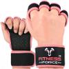 FITNESS FORCE Ventilated Weightlifting Gloves Workout Gloves for Men & Women with Built-in Wrist Wraps Fingerless Gym Gloves for Men Perfect for Exercise Fitness, Weight Lifting, Cross Training view 1