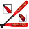 27" Pro Maple Flat Half Paddle Training Baseball & Softball Bat in 27"/ 15 oz/Flat Barrel:2.75" for Youth & Adult Players in Red & Black by Player Sports Goods LLC view 1