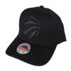 Mitchell & Ness Toronto Raptors Stretch Snapback Adjustable Hat Cap - Black view 1