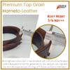 BlazingPaws Harneto Leather Western Horse Saddle Strap in Premium Top Grain Leather (18" - Double Ply, Brown: Off Billet) view 2