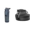 Under Armour 24oz Clarity Downpour Bottle and Replacement Black Lid Bundle view 1