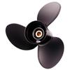 RAREELECTRICAL New Aluminium Propeller Compatible With Yamaha 4 Stroke 15 Spline 80 50-140 Hp For Years 1999-2002 By Part Number 3412-133-17 Diameter 13.25" X 17" Pitch X 15-Spline 3 Blades Lh Amita 3 view 1