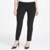 Calvin Klein Women's Slim Fit Highline Suit Pant, True Black, 2 view 2