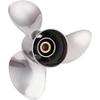 Rareelectrical New Stainless Steel Propeller Compatible with Yamaha 5.7L Est/Psr/Yems 15 Spline 260 1989-1993 by 3531-143-17 68F-45972-00-00 6G5-45978-03-98 Diameter 14.25" X 17" Pitch X 15-Spline view 1